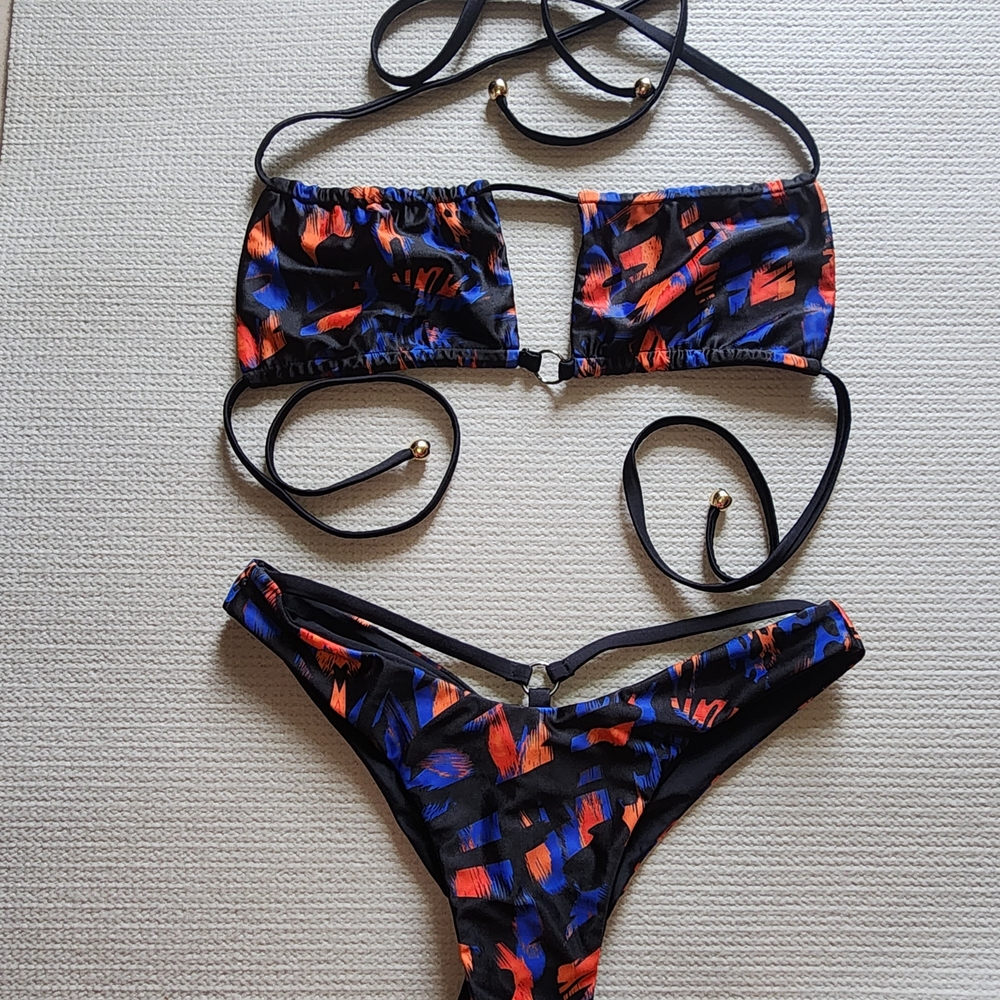 Colorful Abstract Bikini Set